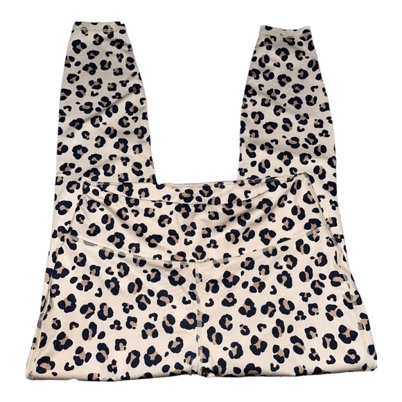 Cabana PLUS SIZE CHEETAH PRINT FULL Length Leggings SIZE 1X - Picture 2 of 4